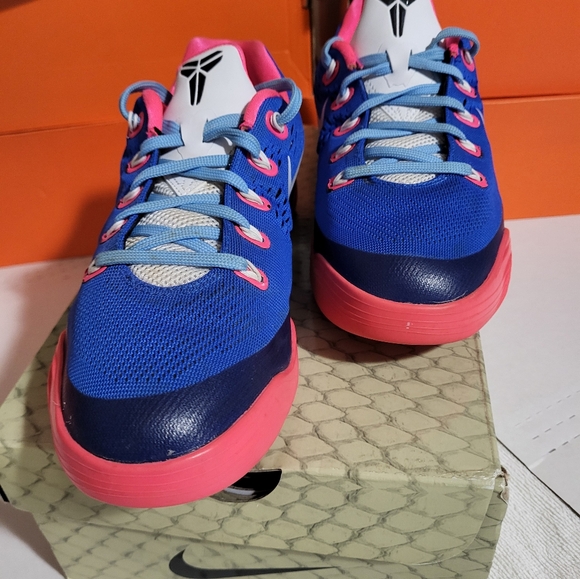Kobe 9 GS, Nike Hyper Cobalt Pink, size 6.5y, used, no box,good condition - Picture 2 of 10